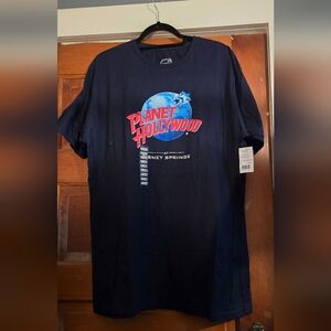 Planet Hollywood Navy T-Shirt